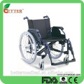 manual wheelchair with double bar